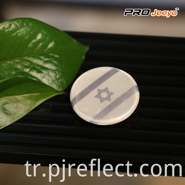 Israel Flag Custom Pin Badge (2)